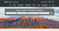 Desktop Screenshot of abq-ownerfinancing.com